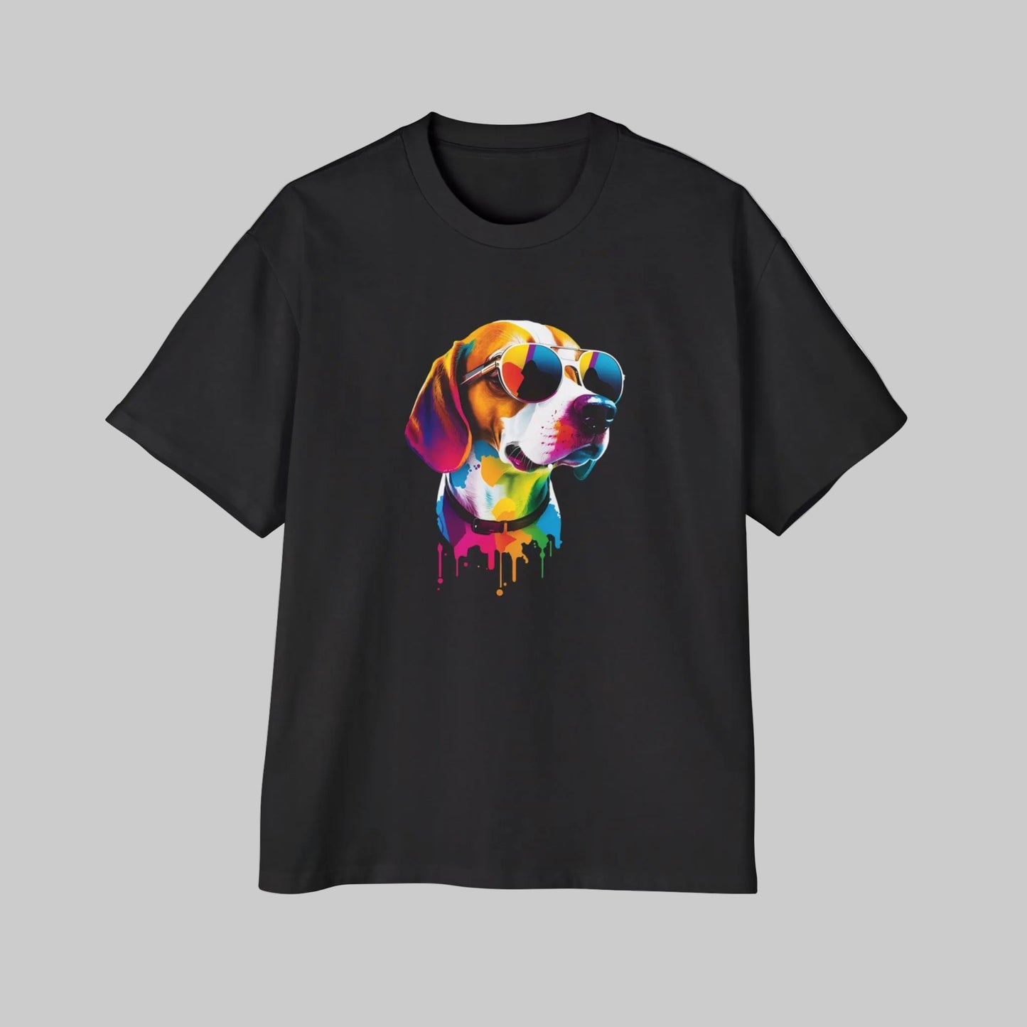 Dog Swag - Colorful | Oversized T-Shirt - Black