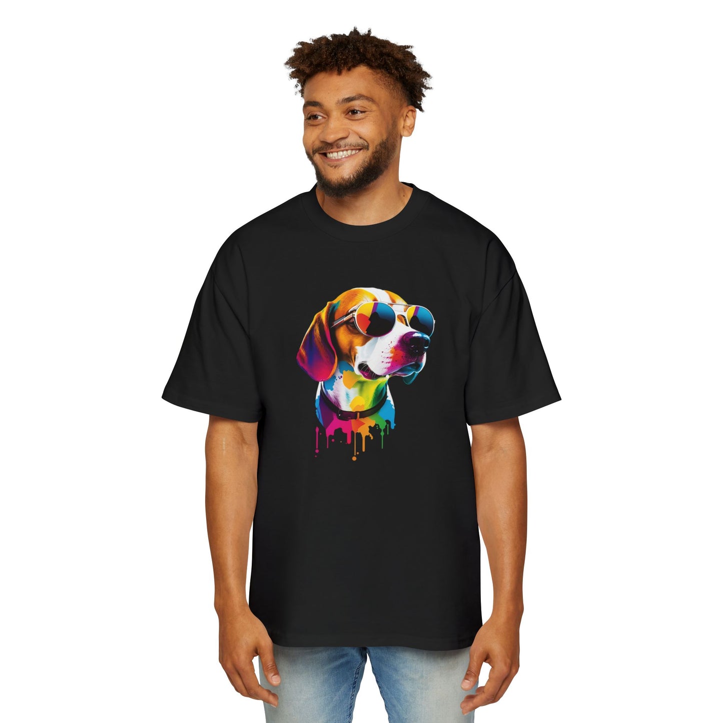 Dog Swag - Colorful | Oversized T-Shirt - Black